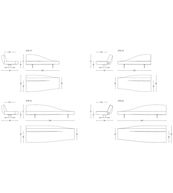 276 Aspen Cassina Divano