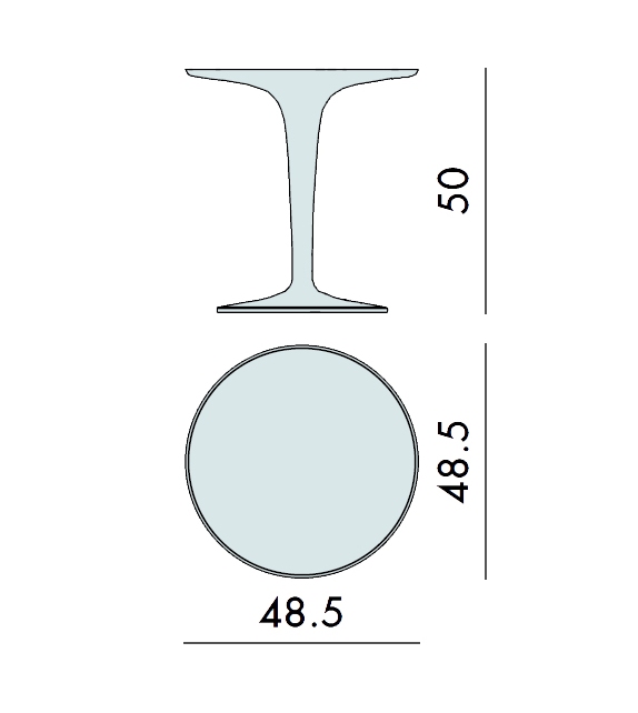 In Esposizione - TipTop Mono Kartell Tavolino D'Appoggio