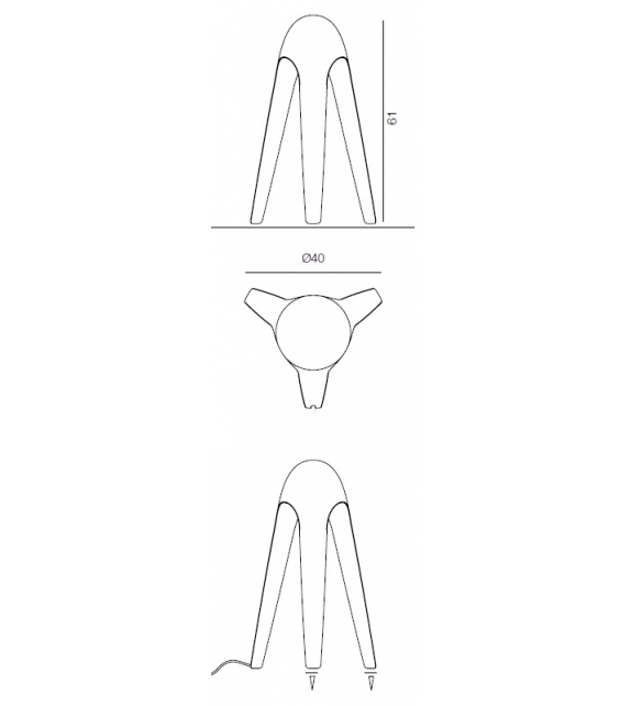 Cyborg Martinelli Luce Außenleuchte
