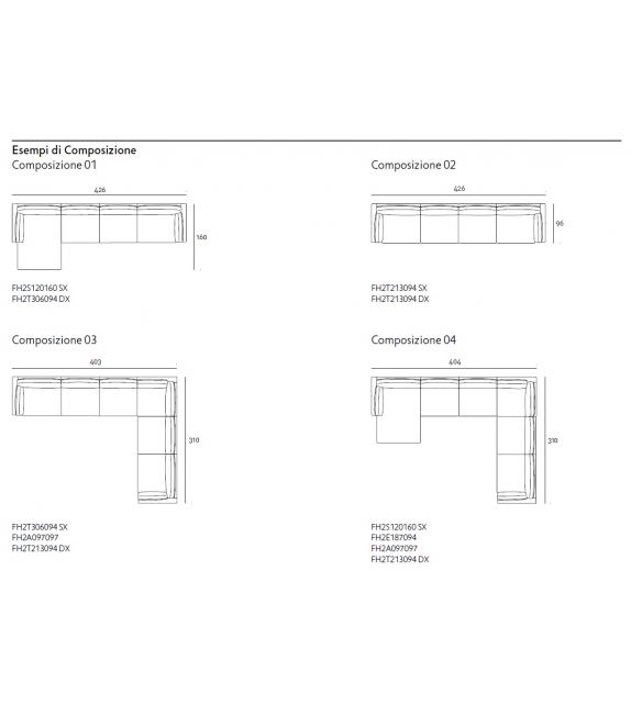 Floyd-Hi 2 Living Divani Divano Modulare