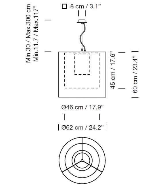 Moaré LM Santa&Cole Pendant Lamp