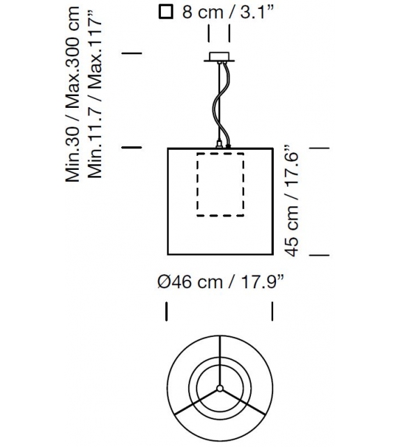 Moaré M Santa&Cole Pendant Lamp