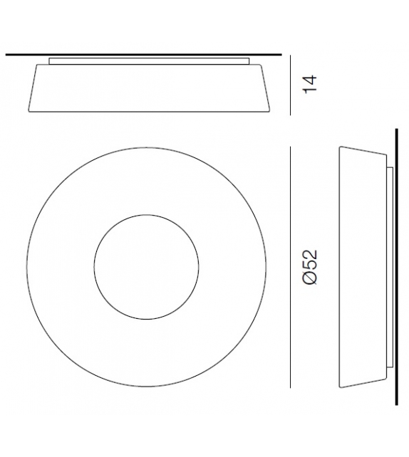 Circular Pool Martinelli Luce Lampada da Soffitto
