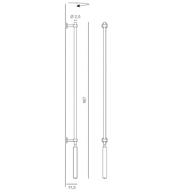 Colibrì 1421 Martinelli Luce Applique