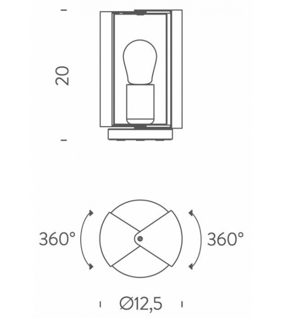 Pivotante à Poser Nemo Table Lamp