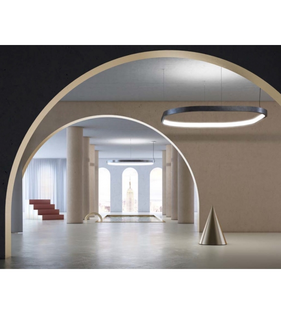 Loop Quadrata Martinelli Luce Suspension Lamp