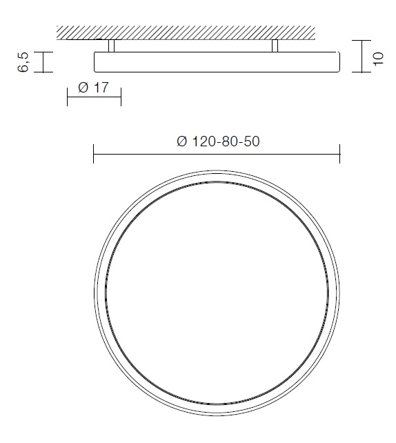 Lunaop Martinelli Luce Ceiling/Wall Lamp
