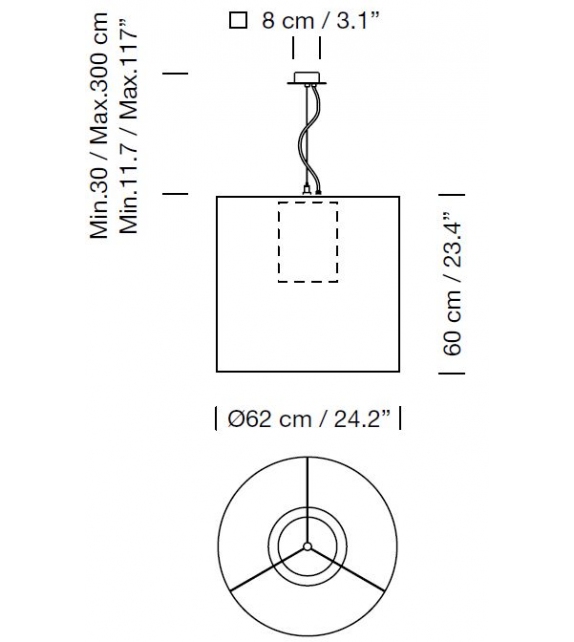 Moaré L Santa&Cole Pendant Lamp