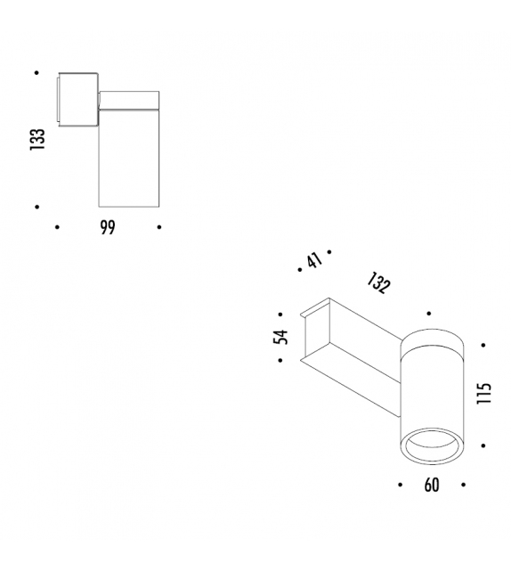 Dot P Davide Groppi Wall Lamp