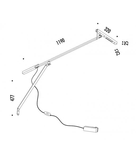 Morsetto P Davide Groppi Wall Lamp