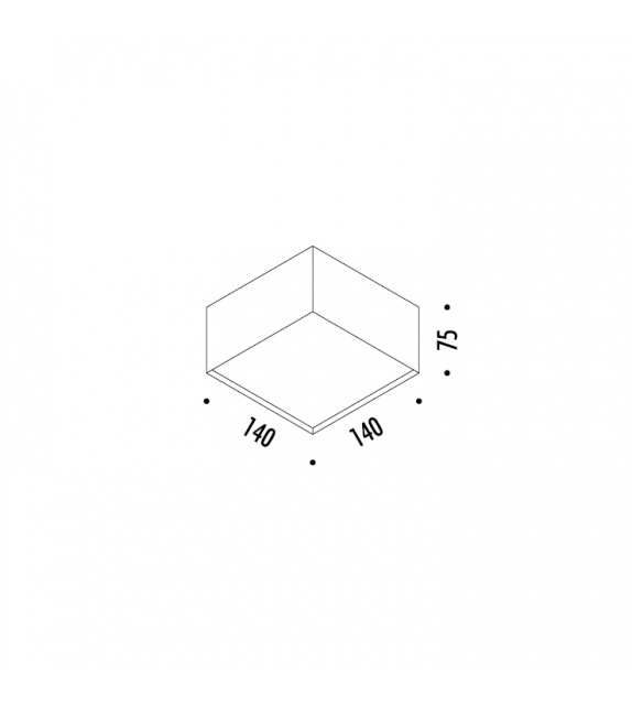 Hako PL Eco Led Davide Groppi Lámpara de Techo