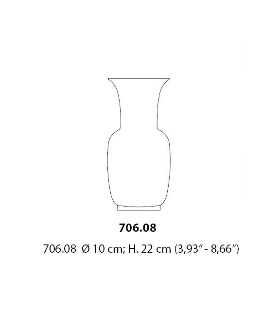 Opalino 706.08 Venini Vaso