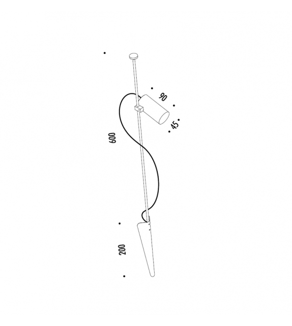 Grillo Davide Groppi  Floor Lamp