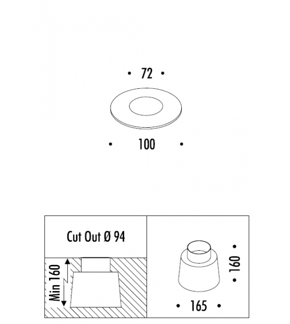 Out 100 Davide Groppi Lampe Outodoor