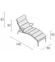 Longframe Soft 415 Alias Chaise Longue