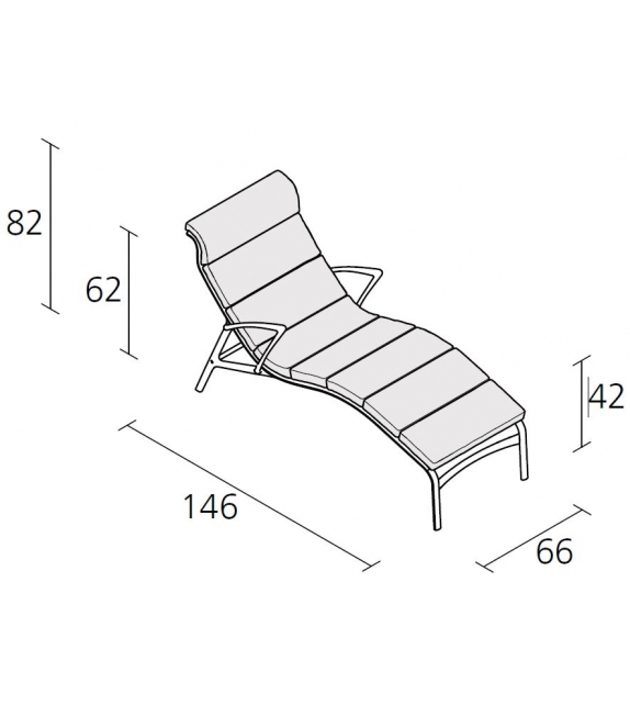 Longframe Soft 415 Alias Chaise Longue