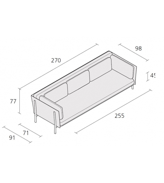 Twelve 3 - 882 Alias Sofa