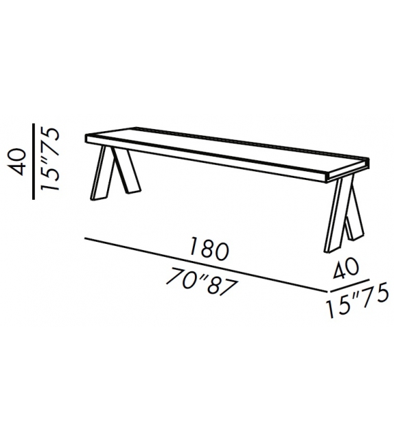 Joi 180 Meridiani Table Basse