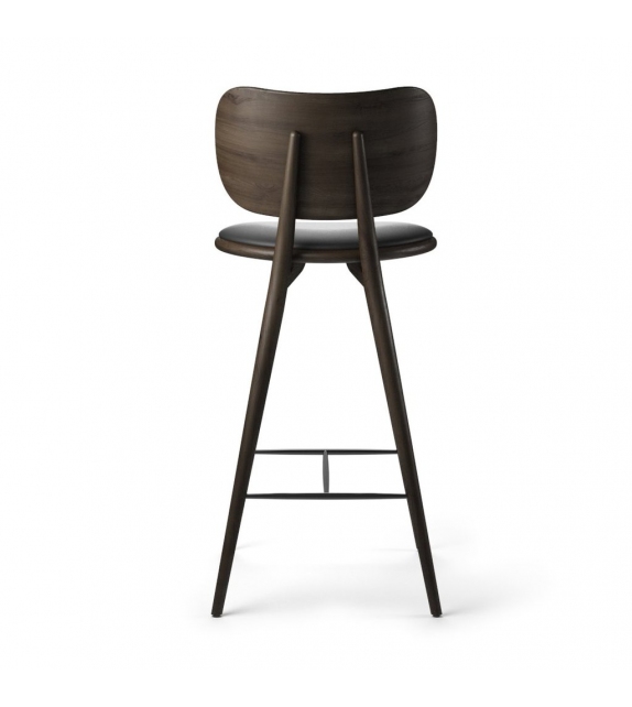High Stool Backrest Mater Tabouret