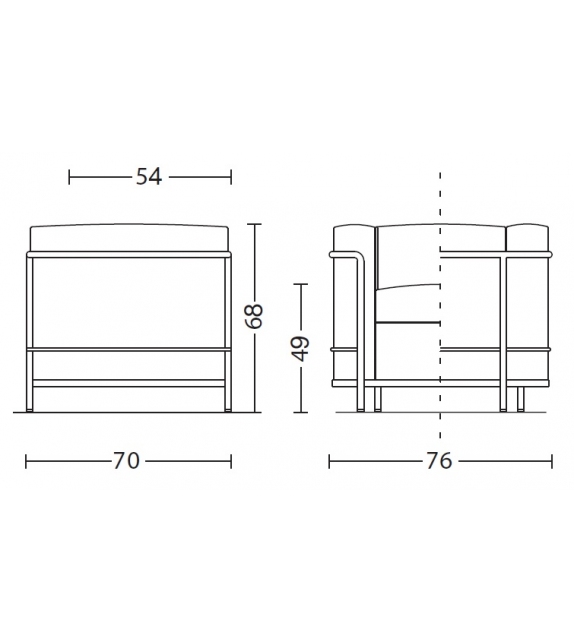LC2 Grand Confort Durable Sillòn Cassina