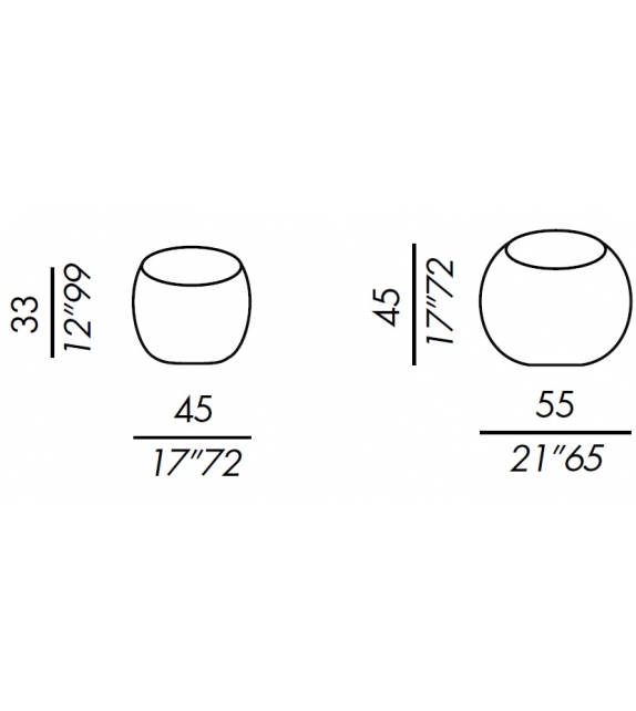 Bongo Meridiani Coffee Table with Marble Top