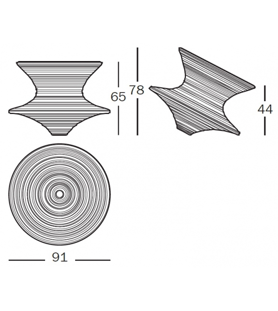 Spun Magis Poltroncina Roteante