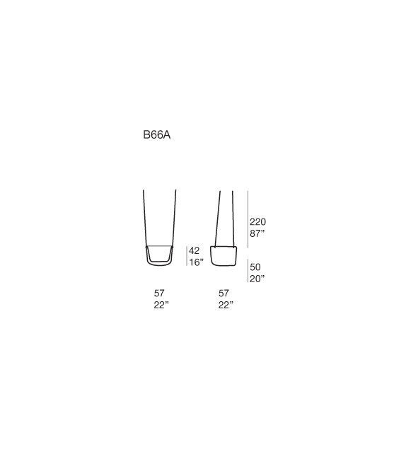 Adagio Paola Lenti Schaukelstuhl