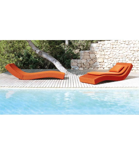 Wave Paola Lenti Chaise Longue