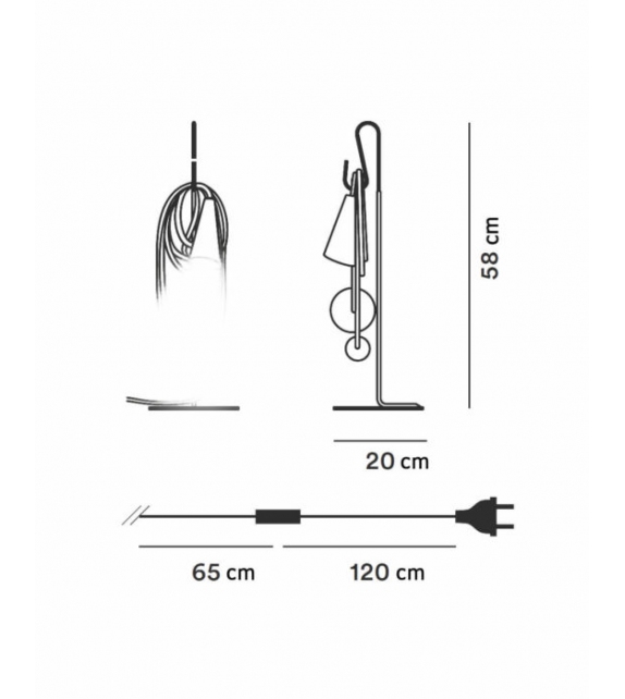 Filo Foscarini Lampda da Tavolo