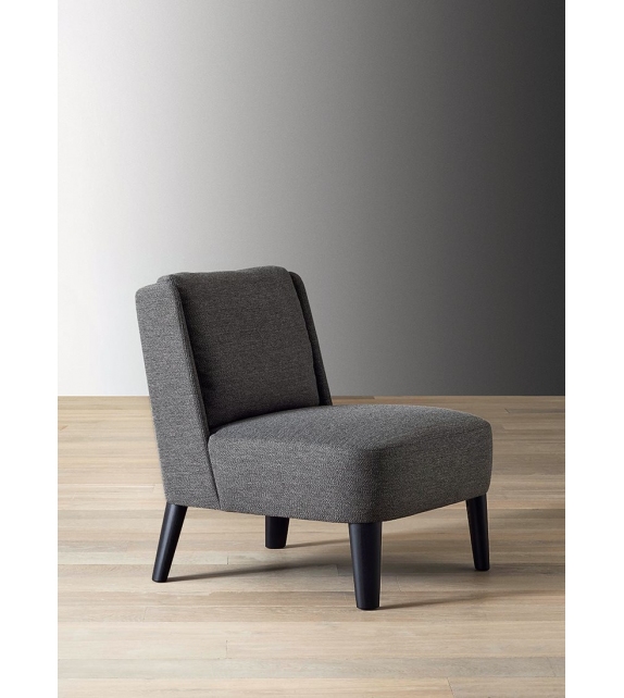 Cecile Meridiani Petit Fauteuil avec Pieds en Chêne