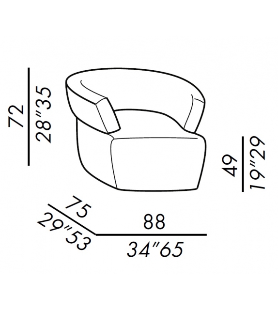 Josephine Meridiani Fauteuil
