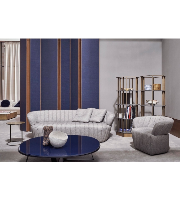 Josephine Stripe Meridiani Sessel