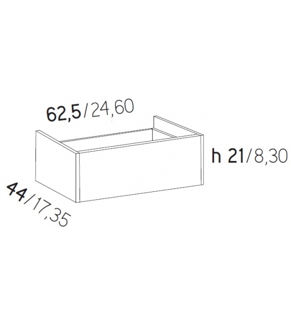Alto 62 Minotti Italia Kleiderschrank