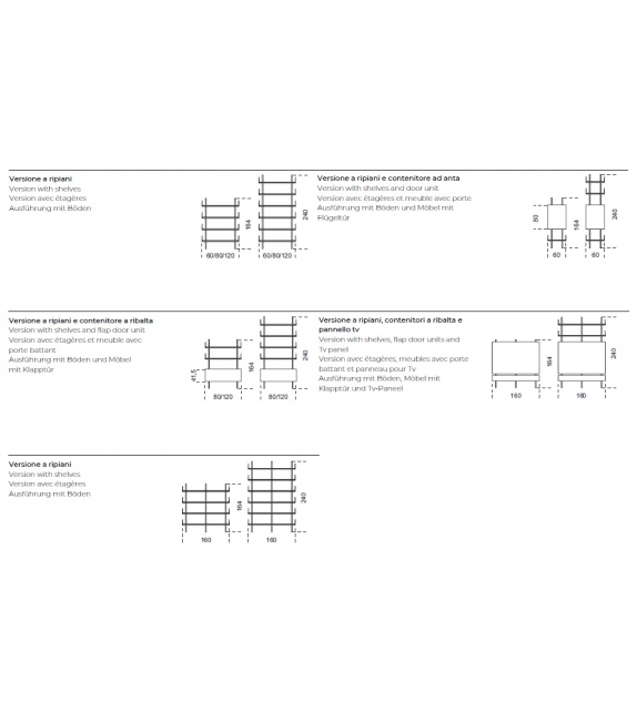 Brera Gallotti&Radice Shelving System