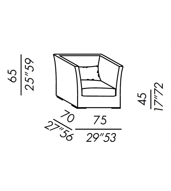 Queen Meridiani Armchair
