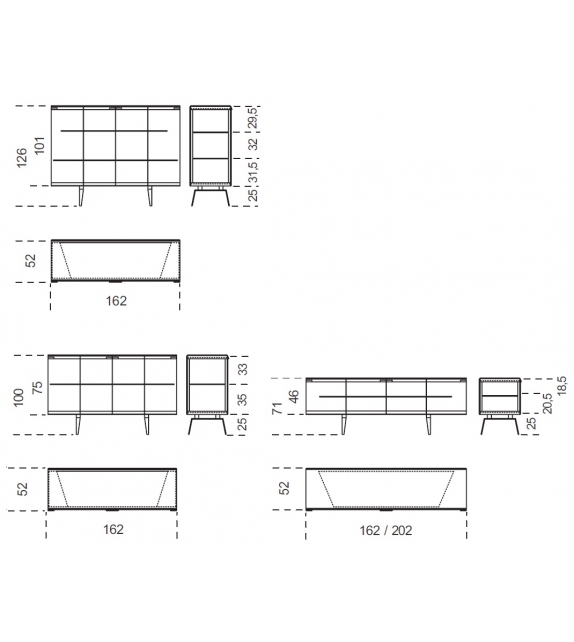 Pandora Craquelé Gallotti&Radice Bahut