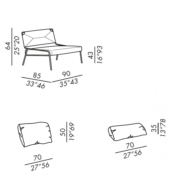 Zoe Kuoio Meridiani Fauteuil