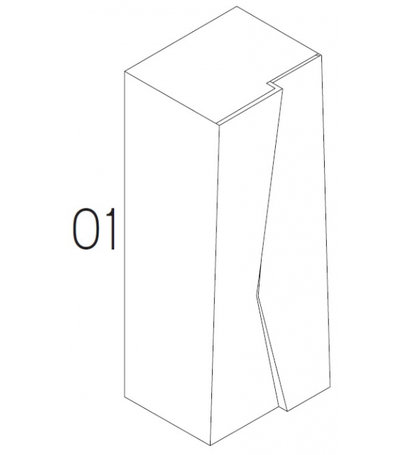 Lady 44 Minotti Italia Wardrobe / Container