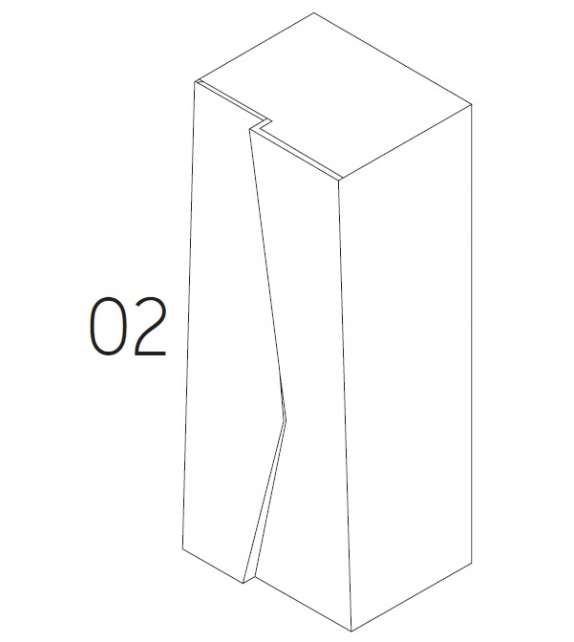 Lady 44 Minotti Italia Wardrobe / Container