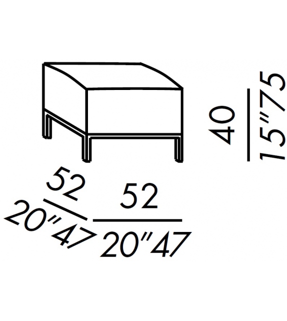 Pouf Berry Meridiani