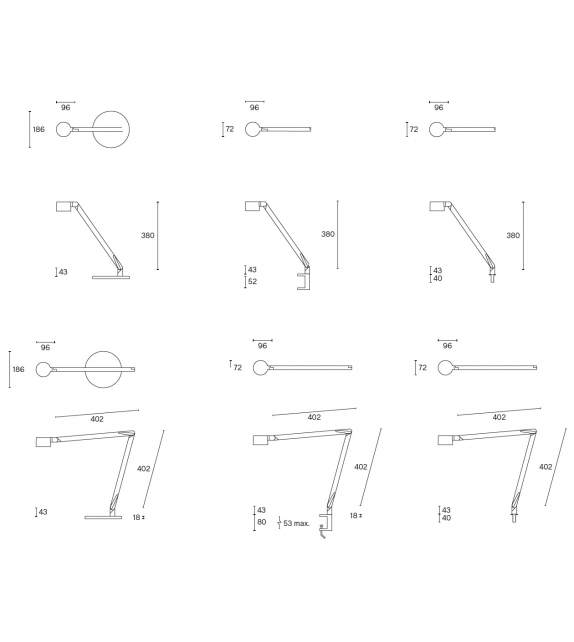 Winkel w127 Wastberg Lampe de Table