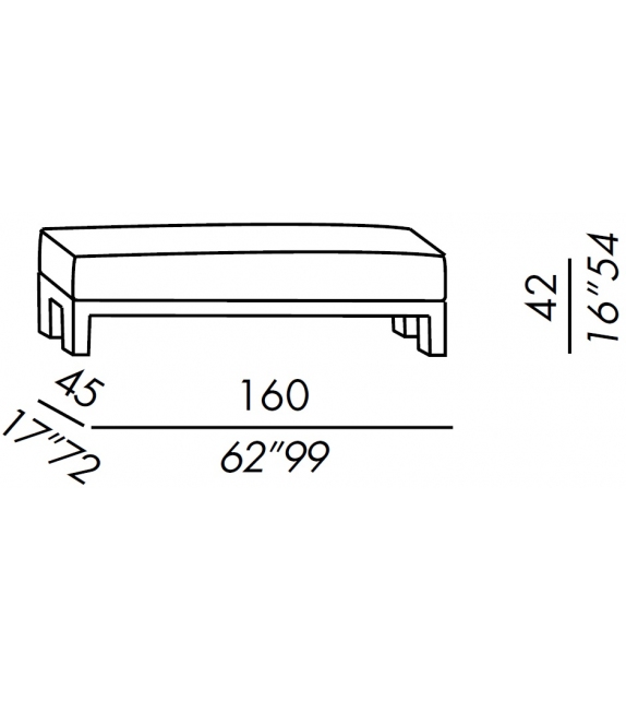 Forrest Soft Meridiani Bench