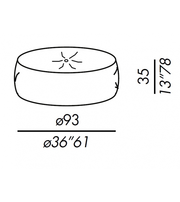 Scott Pouf Meridiani