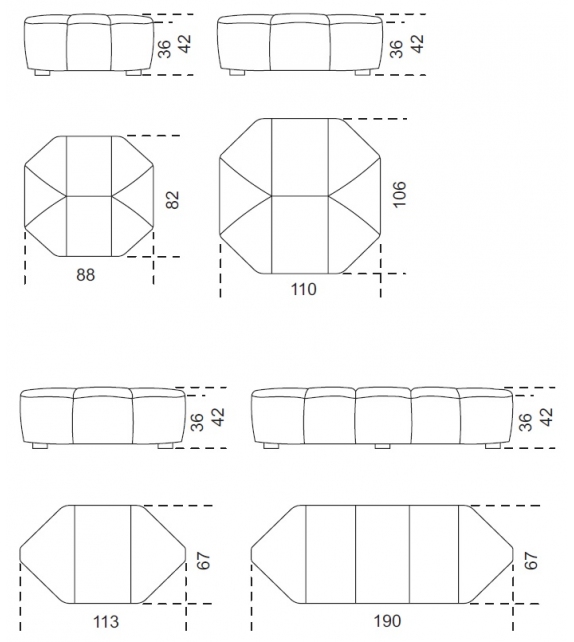 Cloud Gallotti&Radice Puf