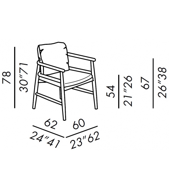 Teresina Meridiani Chair