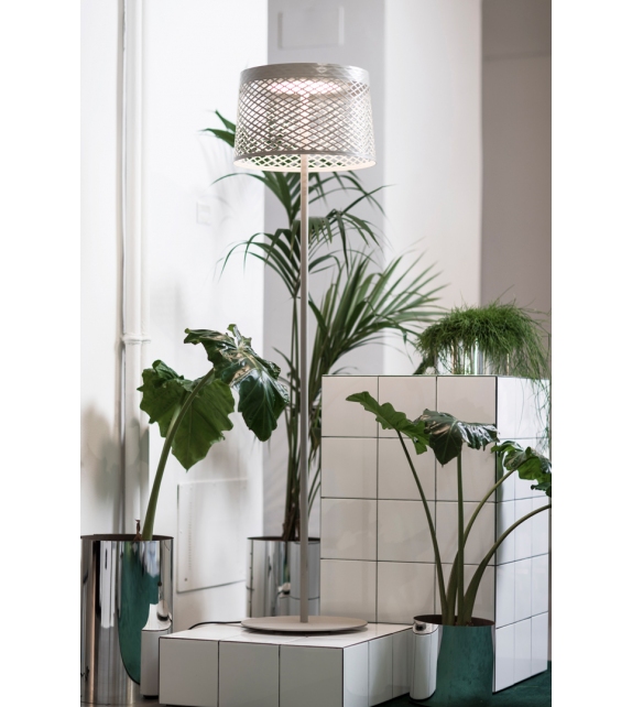 Twiggy Grid Lettura + XL Foscarini Floor Lamp
