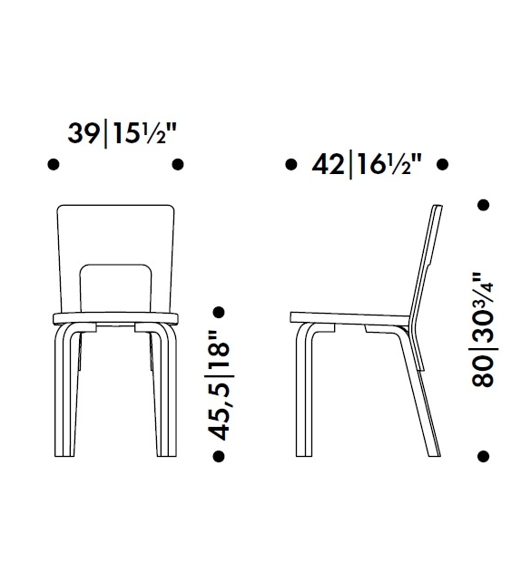 Chair 66 Artek Sedia