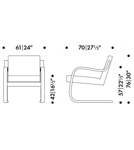 Armchair 402 Artek Poltrona