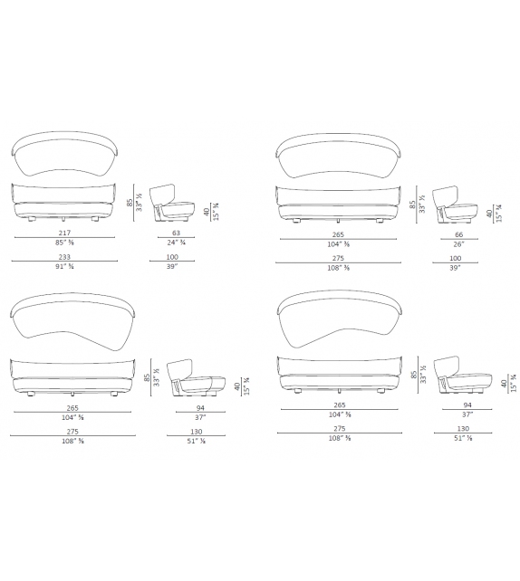 Icosofà Ceccotti Collezioni Sofa