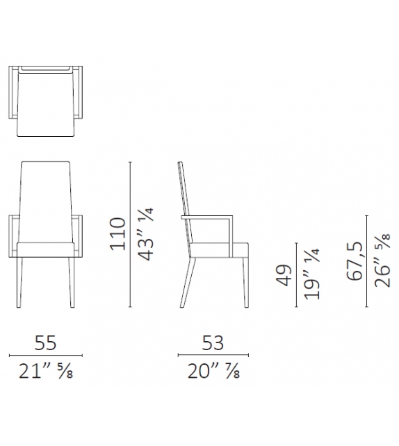 Classic Chair Ceccotti Collezioni Sedia